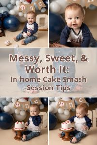 in home cake smash photo session tips