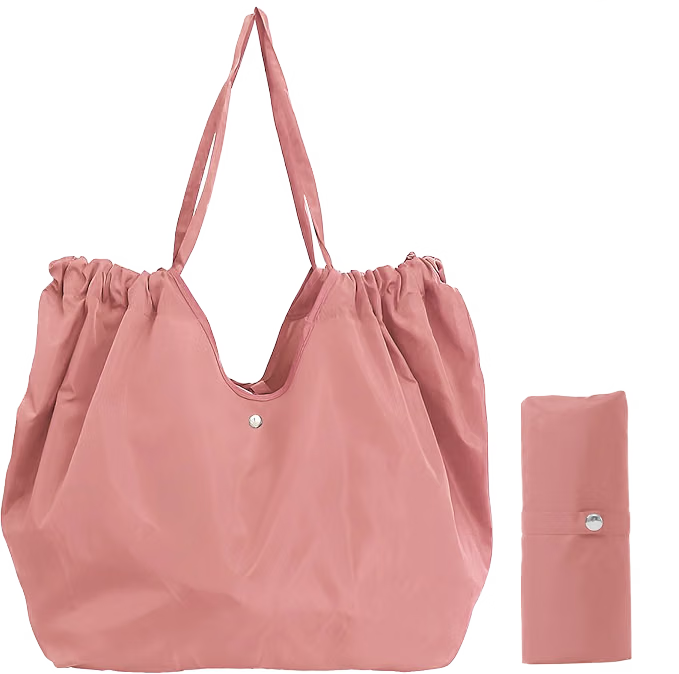 Foldable expandable tote bag for hospital gifts and supplies