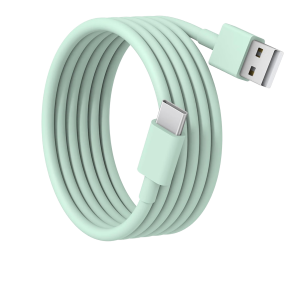 Green 10-foot charging cable