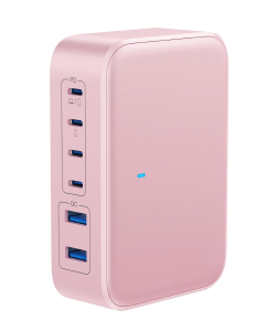 Multi-port charging block for phones and small devices